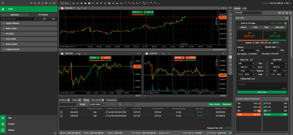 Alpicap-Trading-Dashboard