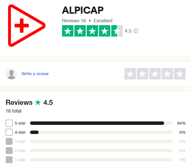 Alpicap-Trustpilot-Rating