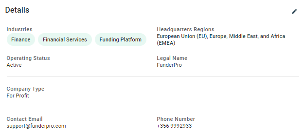 FunderPro-Company-Details