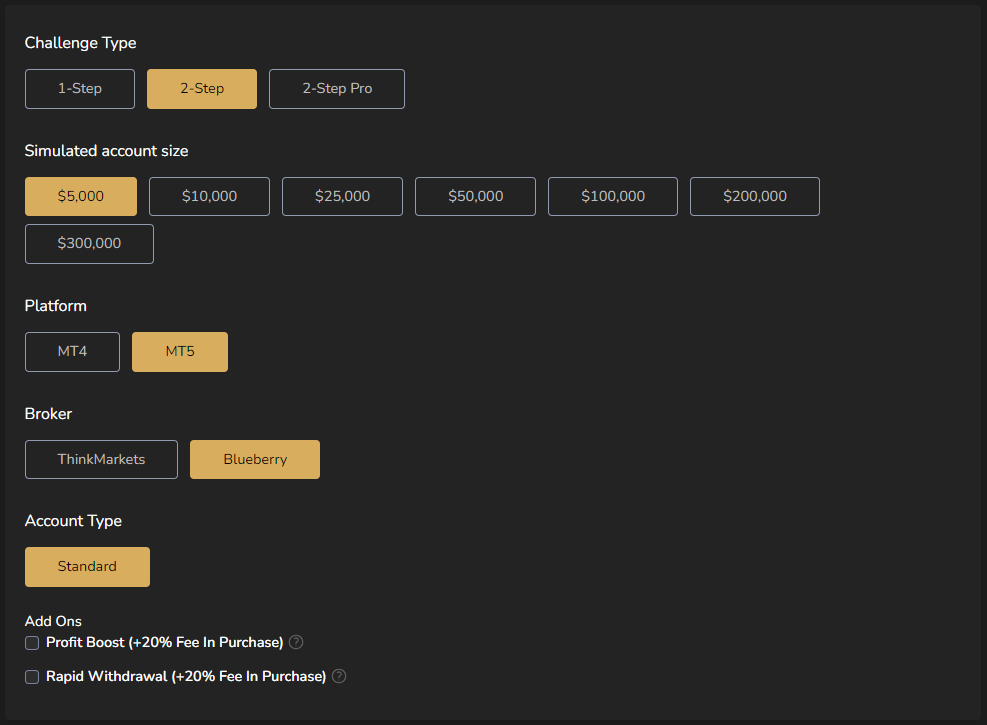 MyFundedFX-Choose-Your-Account