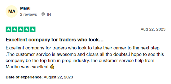 Smart-Prop-Trader-Trustpilot-Comment-1