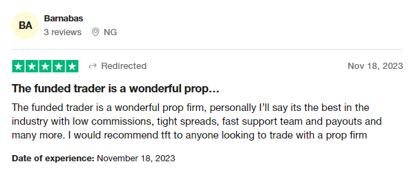 The-Funded-Trader-Trustpilot-Comment-2