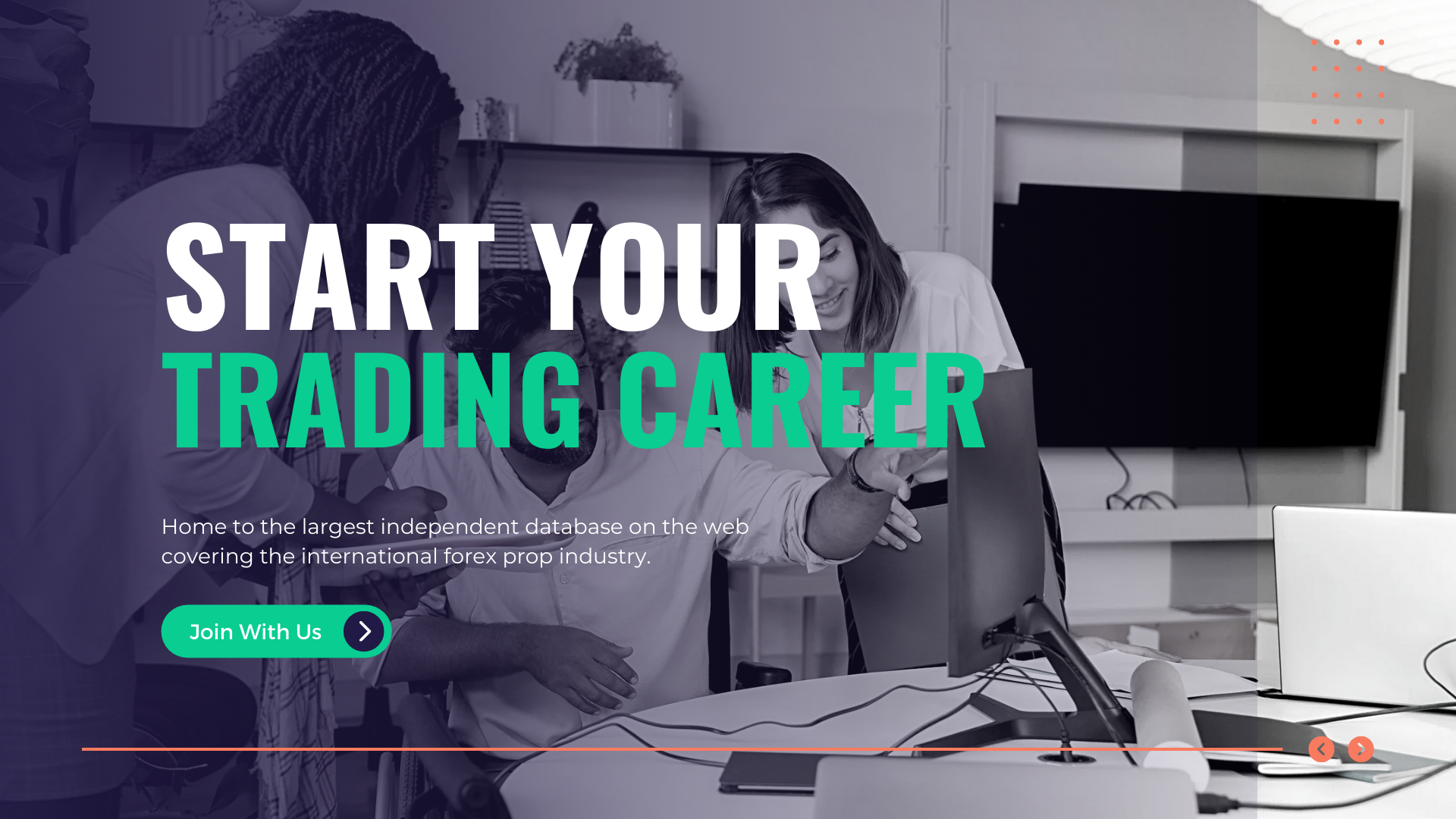 Start your career Trading