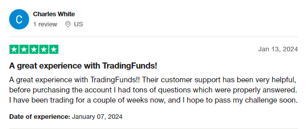 TradingFunds-Trustpilot-Comment-1